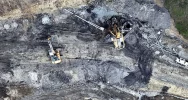 Betonowe pale stabilizują osuwisko nad linią kolejową - zdjęcie 3