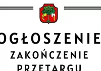 Ogłoszenie o zakończeniu przetargu - zdjęcie główne