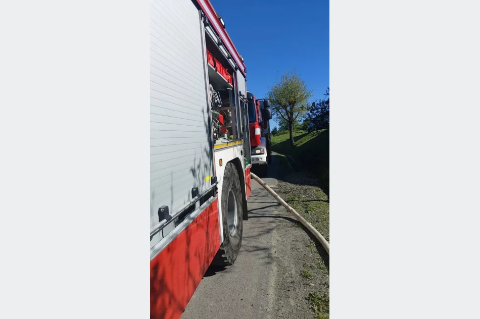 Pożar wiaty obok budynku mieszkalnego - zdjęcie 4
