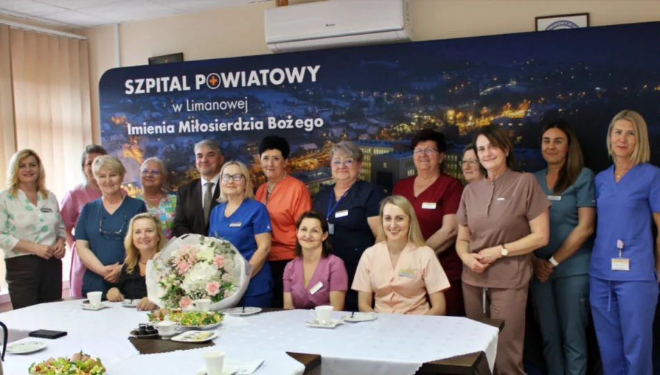 Spotkanie z pielęgniarkami i położnymi w limanowskim szpitalu - zdjęcie 1