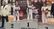 11 medali oraz 3 miejsce drużynowo na Turnieju w Połańcu dla zawodników Limanowskiego Klubu Kyokushin Karate - zdjęcie 4