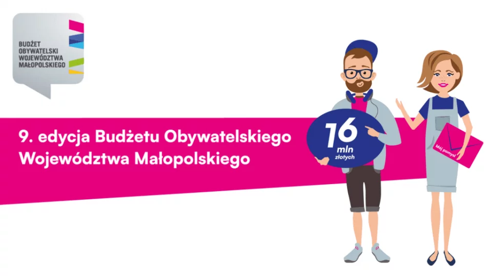 15 maja ruszy głosowanie w 9. edycji Budżetu Obywatelskiego Województwa Małopolskiego - zdjęcie 1