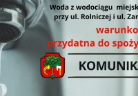 Woda z wodociągu przy ul. Rolniczej i Zarębki w Limanowej warunkowo przydatna do spożycia - zdjęcie główne
