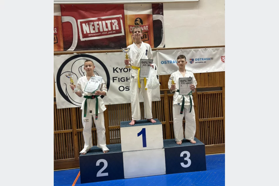 Złoty medal zawodnika ARS Limanowa – JONIEC TEAM, Jacka Stachonia, na Międzynarodowym Turnieju SILESIA CUP w Ostrawie - zdjęcie 3