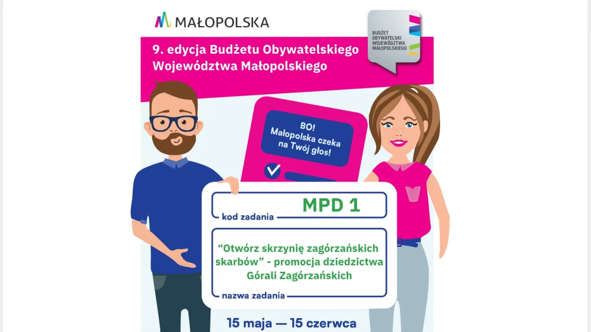 „Otwórz skrzynię zagórzańskich skarbów”. Ruszyło głosowanie na projekt promujący dziedzictwo regionu.