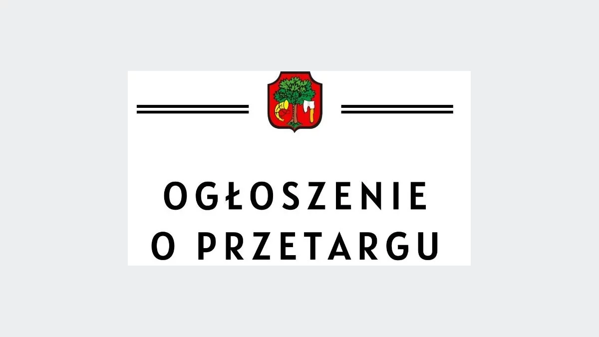 Ogłoszenie o przetargu