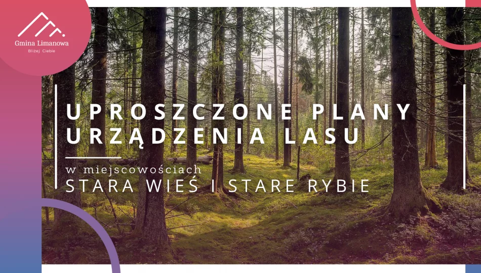 Uproszczone plany urządzenia lasu w miejscowościach Stara Wieś i Stare Rybie - zdjęcie 1