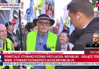 Radni powiatowi z „batami w rękach” na manifestacji w Warszawie (WIDEO) - zdjęcie główne