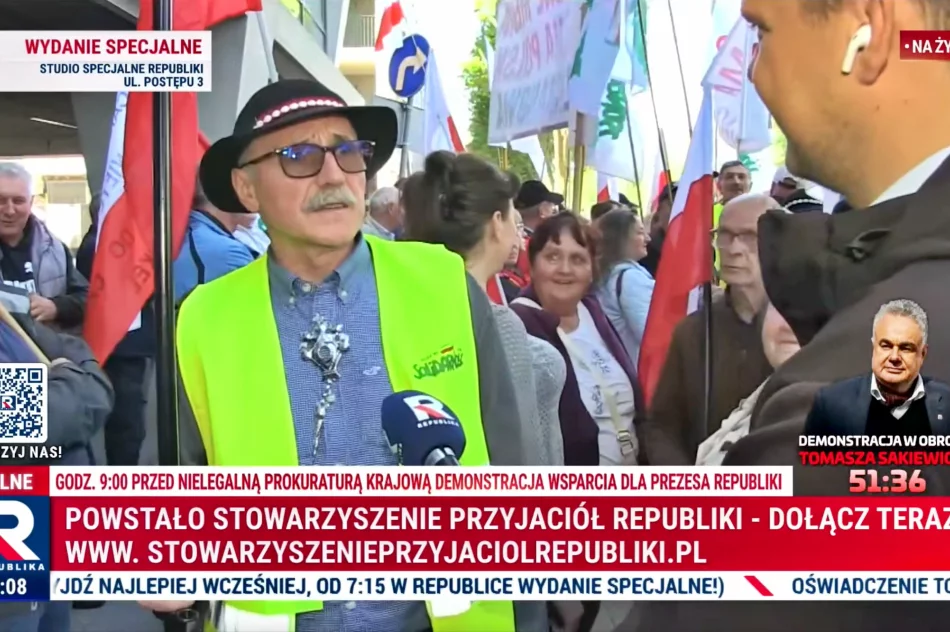 Radni powiatowi z „batami w rękach” na manifestacji w Warszawie (WIDEO) - zdjęcie 4