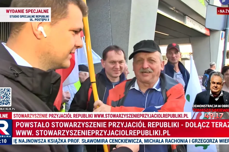 Radni powiatowi z „batami w rękach” na manifestacji w Warszawie (WIDEO) - zdjęcie 5