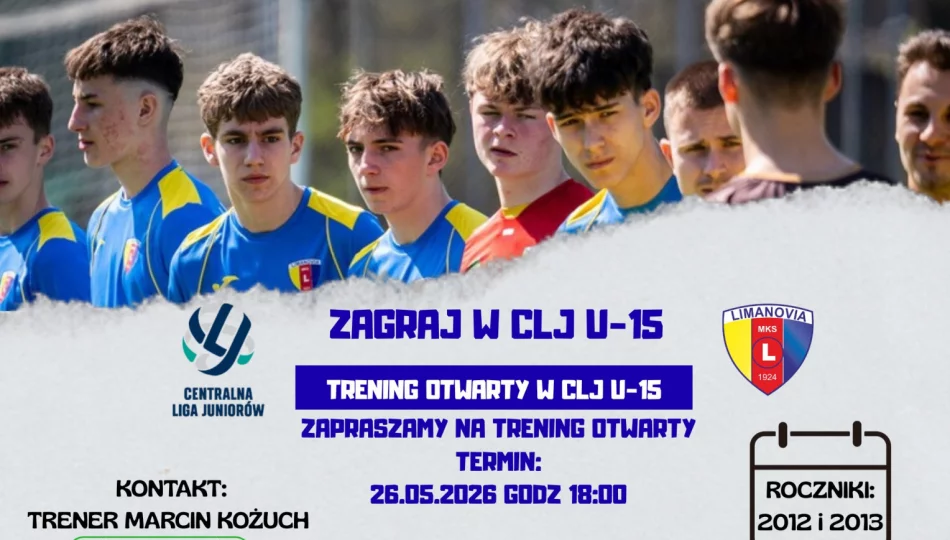 Szukają talentów piłkarskich do gry w Centralnej Lidze. Otwarty trening. - zdjęcie 1