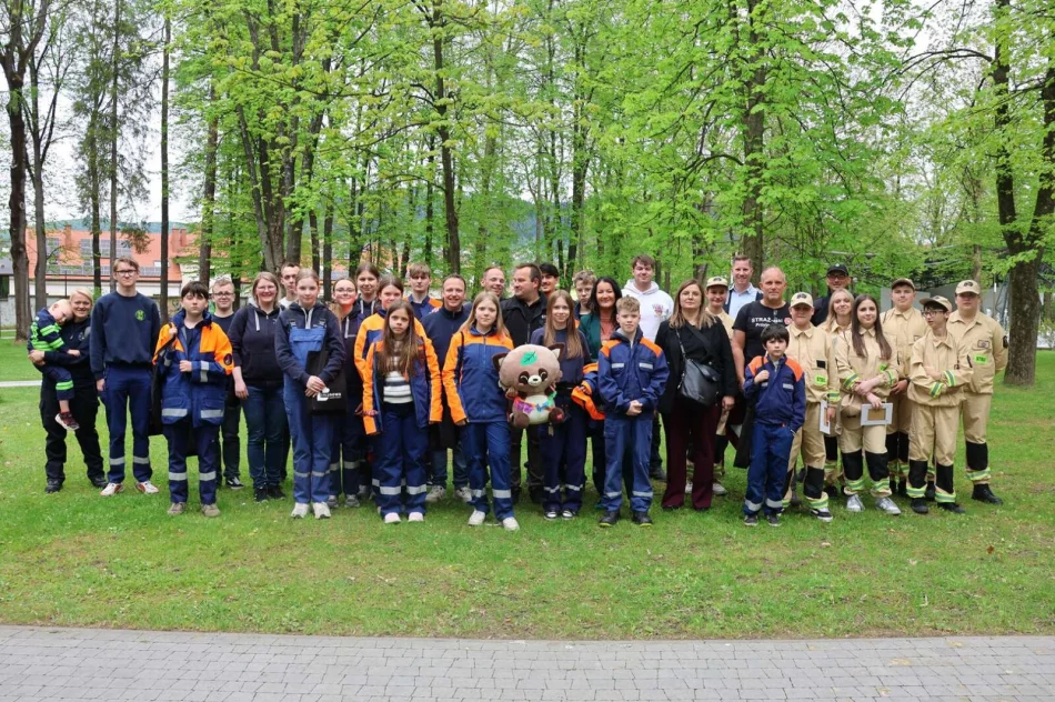 Strażacka młodzież z Niemiec gościła na Limanowszczyźnie - zdjęcie 14