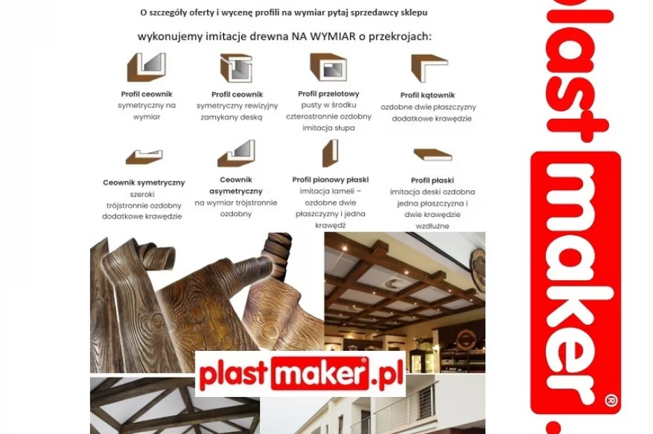 Belki rustykalne sufitowe i maskownice na wymiar - BONUS MAJOWY 10 procent! - zdjęcie 4