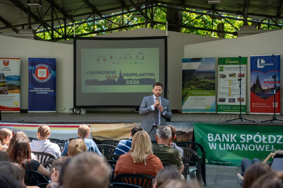 Jubileuszowy „Limanowski Głos Profilaktyki” zgromadził w parku miejskim młodzież z całego powiatu - zdjęcie 20
