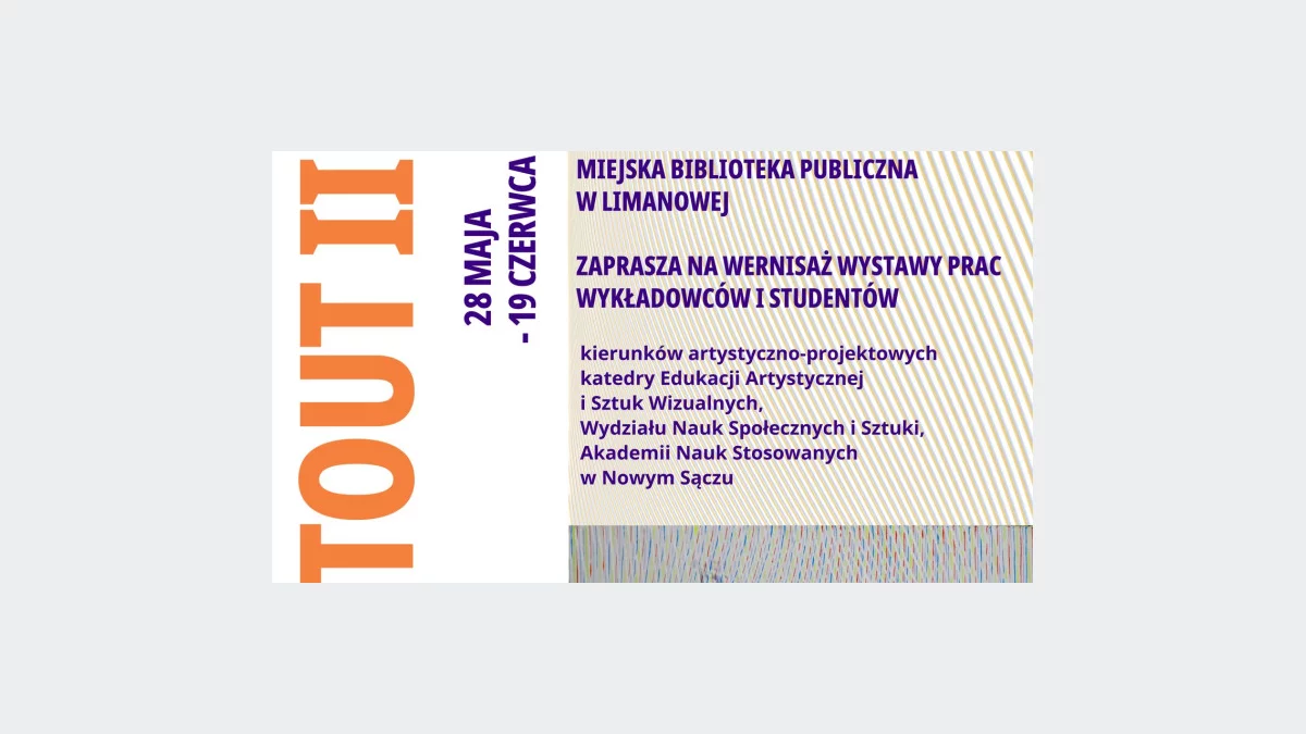 Zaproszenie na wernisaż wystawy „PASSE-PARTOUT II” w Miejskiej Galerii Sztuki