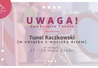 Zamknięcie tunelu Raczkowskiego w Pisarzowej dniach 27-29 maja - zdjęcie główne