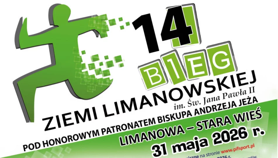 W niedzielę 31 maja odbędzie się XIV Bieg Ziemi Limanowskiej - zdjęcie 1