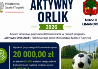 Miasto Limanowa z dofinansowaniem na realizację programu „Aktywny Orlik 2026” - zdjęcie główne