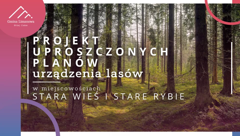 Projekt uproszczonych planów urządzenia lasów w miejscowościach Stara Wieś i Stare Rybie - zdjęcie 1
