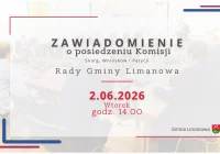 Zawiadomienie o posiedzeniu Komisji Rady Gminy Limanowa - 2.06 - zdjęcie główne