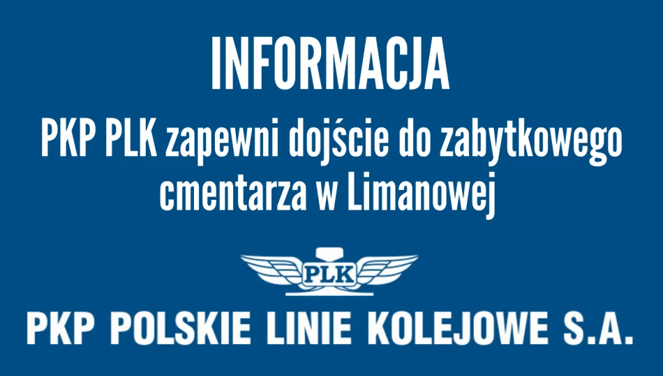 Informacja dotycząca dostępu do cmentarza ofiar epidemii cholery w Limanowej - zdjęcie 1