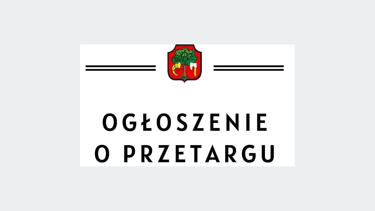 Ogłoszenie o przetargu na dzierżawę miejsc handlowych w celu sprzedaży zniczy, kwiatów