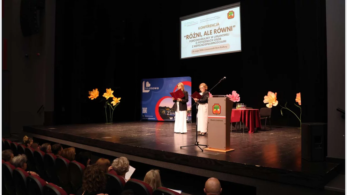  „Różni, ale równi” – w Limanowej rozmawiano o potrzebach osób z niepełnosprawnościami