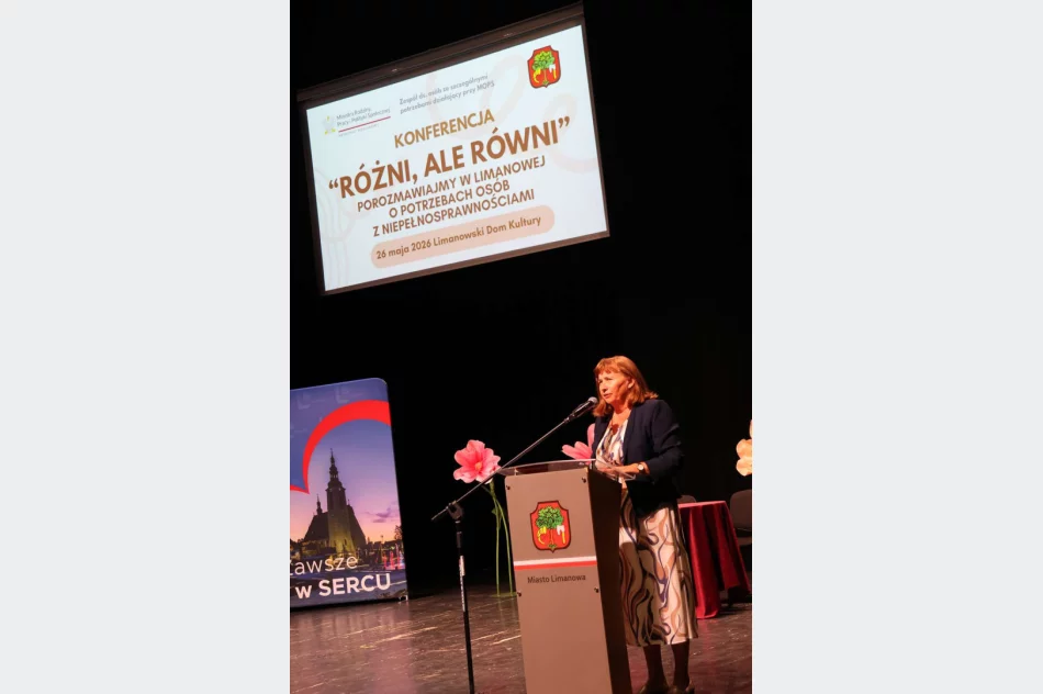  „Różni, ale równi” – w Limanowej rozmawiano o potrzebach osób z niepełnosprawnościami - zdjęcie 14