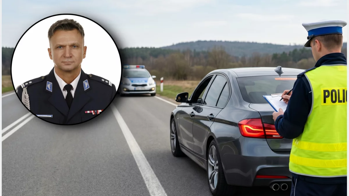 Zastępca komendanta policji w Limanowej stracił prawo jazdy