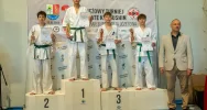4 medale na Turnieju o Puchar Burmistrza Józefowa dla zawodników Limanowskiego Klubu Kyokushin Karate - zdjęcie 3