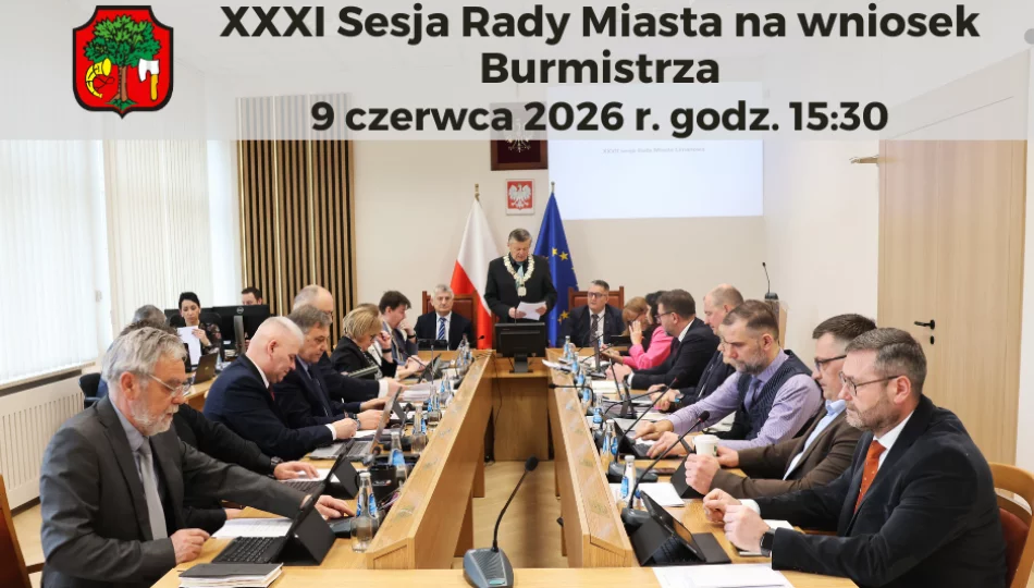 Sesja Rady Miasta na wniosek Burmistrza Miasta Limanowa – 9 czerwca godz.15:30 - zdjęcie 1