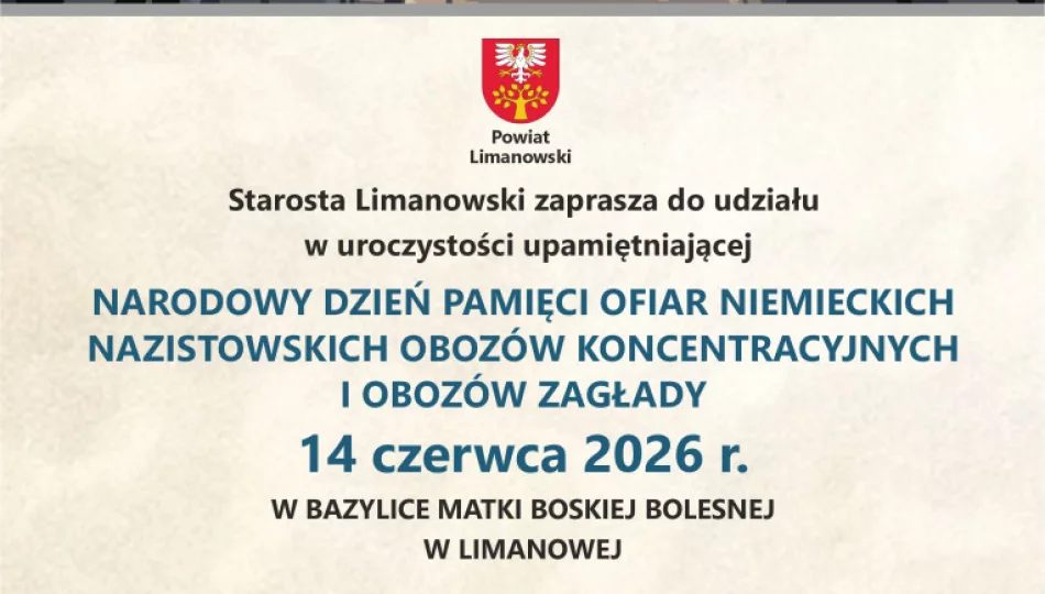 14 czerwca w Limanowej – wspólna pamięć o ofiarach niemieckich nazistowskich obozów - zdjęcie 1