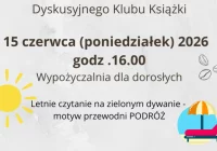 15 czerwca Miejska Biblioteka Publiczna zaprasza na spotkanie Dyskusyjnego Klubu Książki - zdjęcie główne