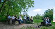 Goście z Domostawy i Zarzecza w Zagórzańskich Dziedzinach - zdjęcie 4