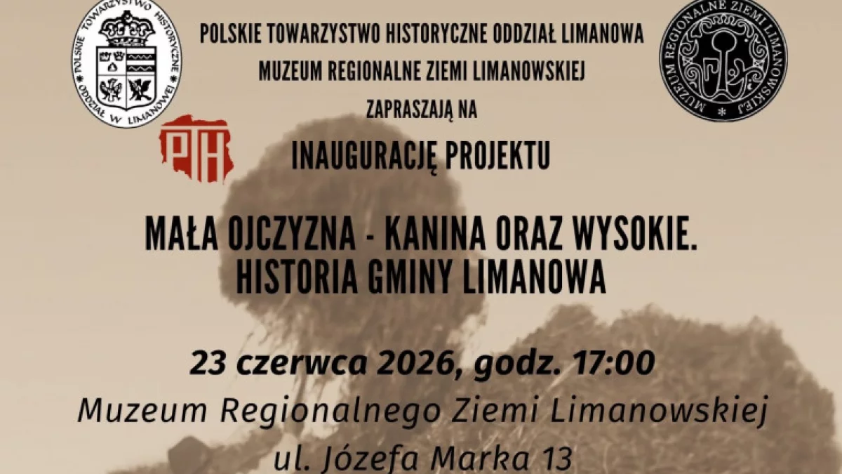 „Mała ojczyzna – Kanina oraz Wysokie. Historia Gminy Limanowa” – nowy projekt historyczno-edukacyjny w muzeum