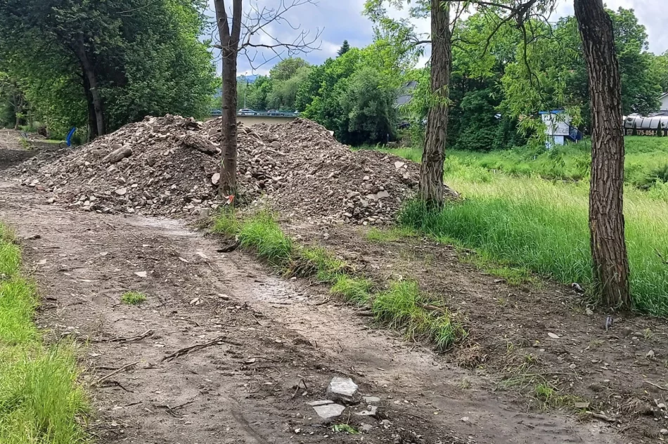 Budowa nad rzeką nabiera kształtów - zdjęcie 4