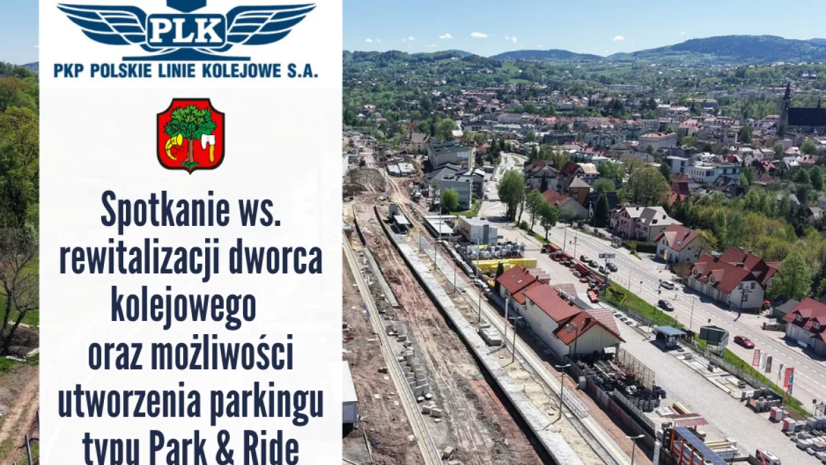 Rozmowy o przyszłości dworca kolejowego i parkingu Park & Ride w Limanowej