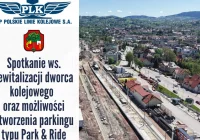 Rozmowy o przyszłości dworca kolejowego i parkingu Park & Ride w Limanowej - zdjęcie główne