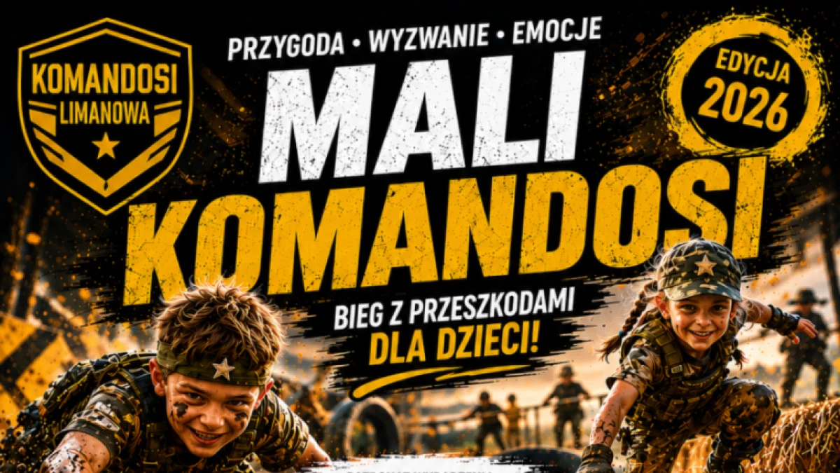 Mali Komandosi – bieg z przeszkodami dla dzieci już 21 czerwca w Parku Miejskim!