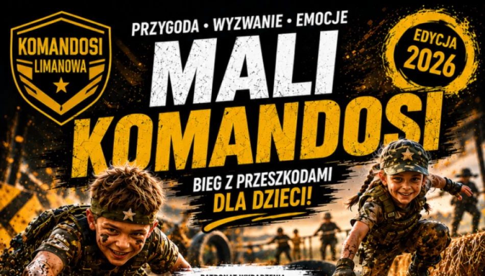 Mali Komandosi – bieg z przeszkodami dla dzieci już 21 czerwca w Parku Miejskim! - zdjęcie 1