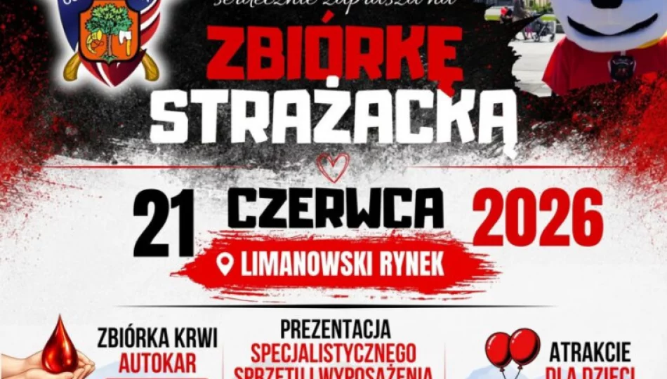Już w tą niedzielę na limanowskim rynku Strażacka Zbiórka OSP Limanowa - zdjęcie 1